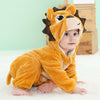 Lion Style Furr Warm Yellow Romper 11906