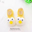 CN Eyes Style Pale Yellow Silicon Bottom Socks Shoes 12572