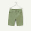 TAO Grey Button Green Cotton Shorts 13122