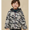 Y Double Sided Camo & Black Puffer Jacket 11791