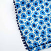 NXT Lace All Bottom over Blue Flowers Girls Soft Shorts 11176