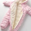 CN Llama Pockets & Hearts Fur Warm Pink Snow Suit 11865