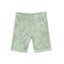 TAO All Over Leaves Printed Floded Bottom Green Shorts 13303
