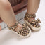 VLSN Leopard Print Brown Bow Style Prewalker 13936