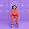 B.X Rock On Hot Rod Lion Corel Hoodied 2 Piece Track Suit 10395