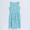 LCW Sea Animals Print Turquoise Sleeveless Frock 11737