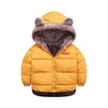 Elephant Bob Double Sided Mustard Fur Puffer Jacket 11790