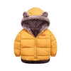 Elephant Bob Double Sided Mustard Fur Puffer Jacket 11790