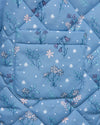 BG Sleek Floral Print Blue Thin Qualited Jacket 13435