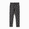 L&S All Over Best Friends Print Black Legging 14936