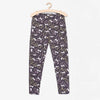 5.10.15 Cats & Hearts Print Dark Grey Legging 14938