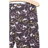 5.10.15 Cats & Hearts Print Dark Grey Legging 14938
