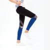 L&S Girls Never Give Up Retro Knee Panel Black Legging 14917