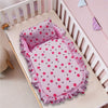 Light Weight Portable Pink Polka Dots Carry & Sleeping Bed 10823