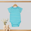 LW Shapes Print Aqua Blue Body Suit 12868