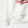 HR Back Embroided Kangroo Pocket with Embroided Trouser Fleece White TrackSuit 14738