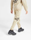 HR Pigeon Print Back Embroieded Beige Fleece Hoodie Tracksuit 14260