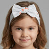 BC Orange Printed White Head Band 8971