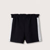 MNG Side White Panel Black Girls Shorts 9359