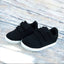 ZZ Matt Jet Black Sneaker Shoes 11774