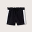 MNG Side White Panel Black Girls Shorts 9359