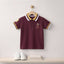 GRD Embroided Lion Logo Dark Maroon Polo Shirt 11105