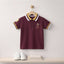 GRD Embroided Lion Logo Dark Maroon Polo Shirt 11105