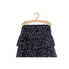 M&M Polka Dots Dark Blue Frill Style Skirt 11306