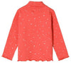 5.10.15 All Over Hearts Print Coral Thermal High Neck 14056