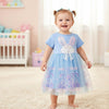 YJTX Rabbit Ears Sequim Blue Frock 13110