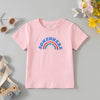 FX Rainbow Embroidered Pink Top 1340