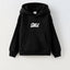 ZR Embroided SKTD Black Kangaroo Pockets Fleece Hoodie 12149