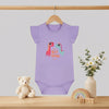 B.X Best Dino Best Friend Lavender Bodysuit 7272