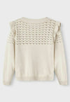 NME Chest Style Light Coffee Cardigan 10895