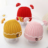 CN Mashroom Ears Red Warm Cap 13638