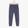 L&S Funday Print Milange Blue Terry Trouser 11497