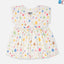 LT Color Drops White Frock 11290