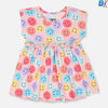 LT Multi Smiles Pink Frock 11286
