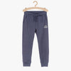 L&S Funday Print Milange Blue Terry Trouser 11497