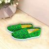 Batman Vroom All Over Print Green Fabric Sneakers Shoes 11767