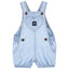 OshKsh Heart Pocket Denim Look Light Weight Cotton Blue Dungaree 11594