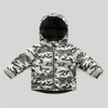 Y Double Sided Camo & Black Puffer Jacket 11791