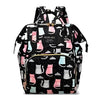 CN ADK Multi Cats Black Diaper Travel Back Pack 11647