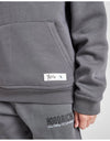 HR Applic Kangroo Pocket Style Dark Grey Fleece Hoodie Tracksuit 14261