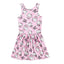 Hello Kitty All Over Print Pink & White Sleeveless Frock 11287