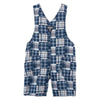 OshKosh Double Fabric Mid Size Blue Check Cotton Dungaree 11563
