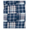 OshKosh Double Fabric Mid Size Blue Check Cotton Dungaree 11563