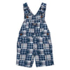 OshKosh Double Fabric Mid Size Blue Check Cotton Dungaree 11563