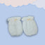 LF Blue & White Stripes Cotton Summer Baby Mitten 10505