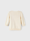 NME IT Embroided Face Cream Sweater 10888